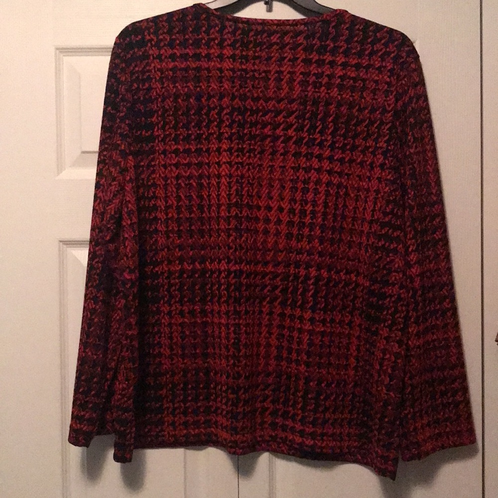 Red plaid blouse - Picture 4 of 4